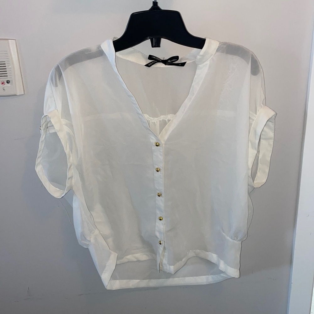 Ali & Kris sheer blouse